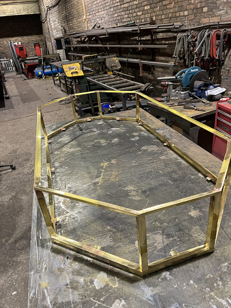 Brass Coffee Table