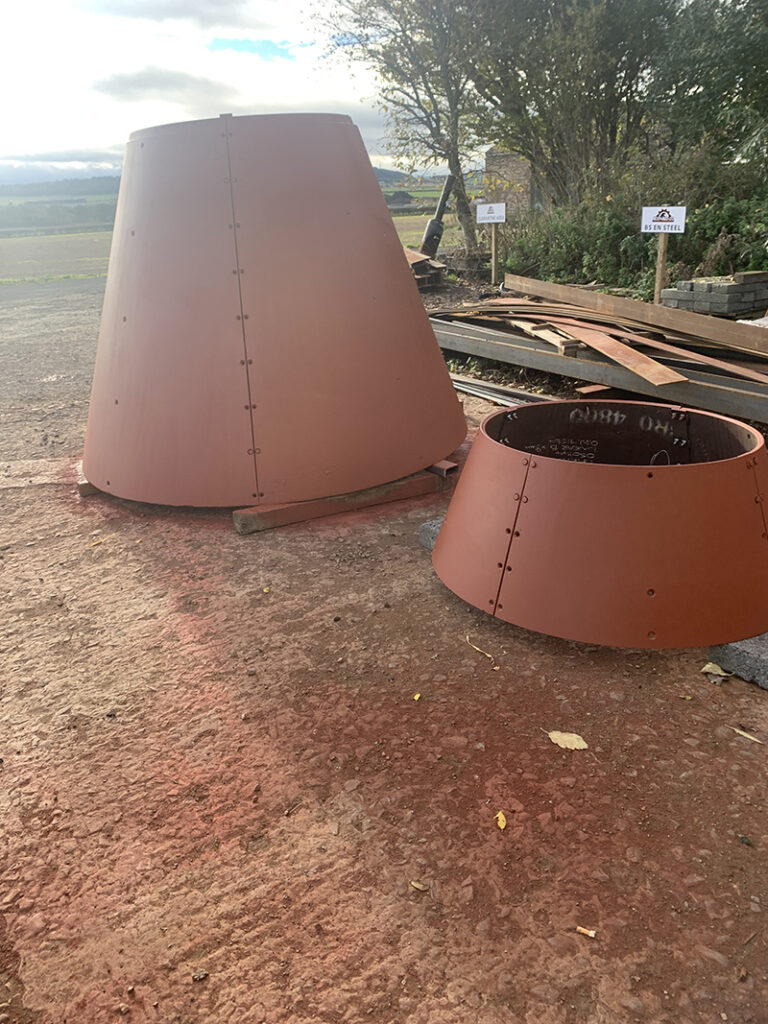 Mild steel cones