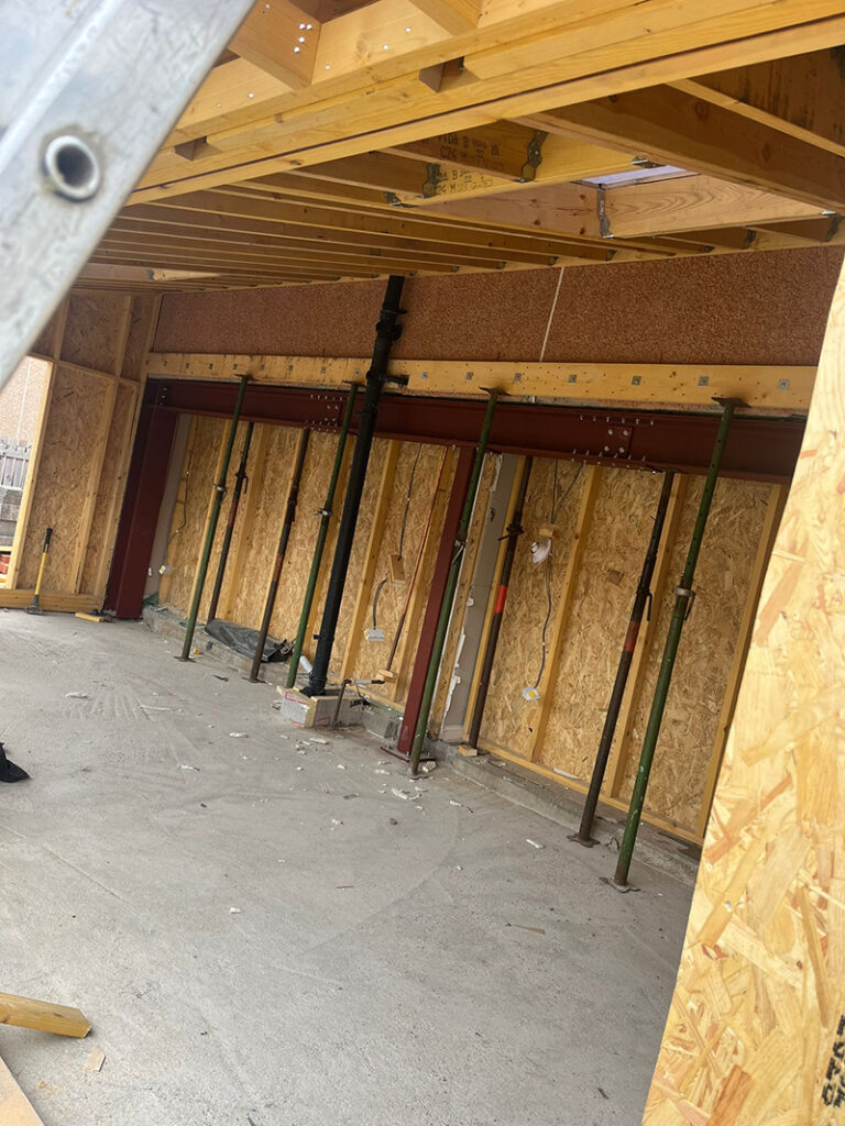 structural steel house extension Edinburgh